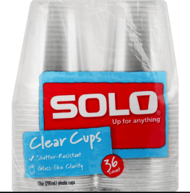 SOLO Cups, Clear, 10 Ounce