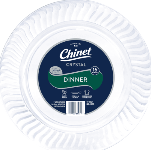 Chinet Dinner Plate 10in (16 Count)