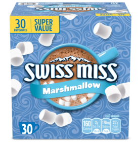 Swiss Miss Chocolate Hot Cocoa Mix With Marshmallows, 30 Count Hot Cocoa Packets