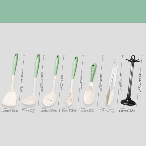 4pcs/5pcs/7pcs Food Grade Silicone Spatula Non-stick Pan Special Cooking Shovel; Kitchen Utensils Set; Household Soup Spoon Leak Spoon; Kitchen T